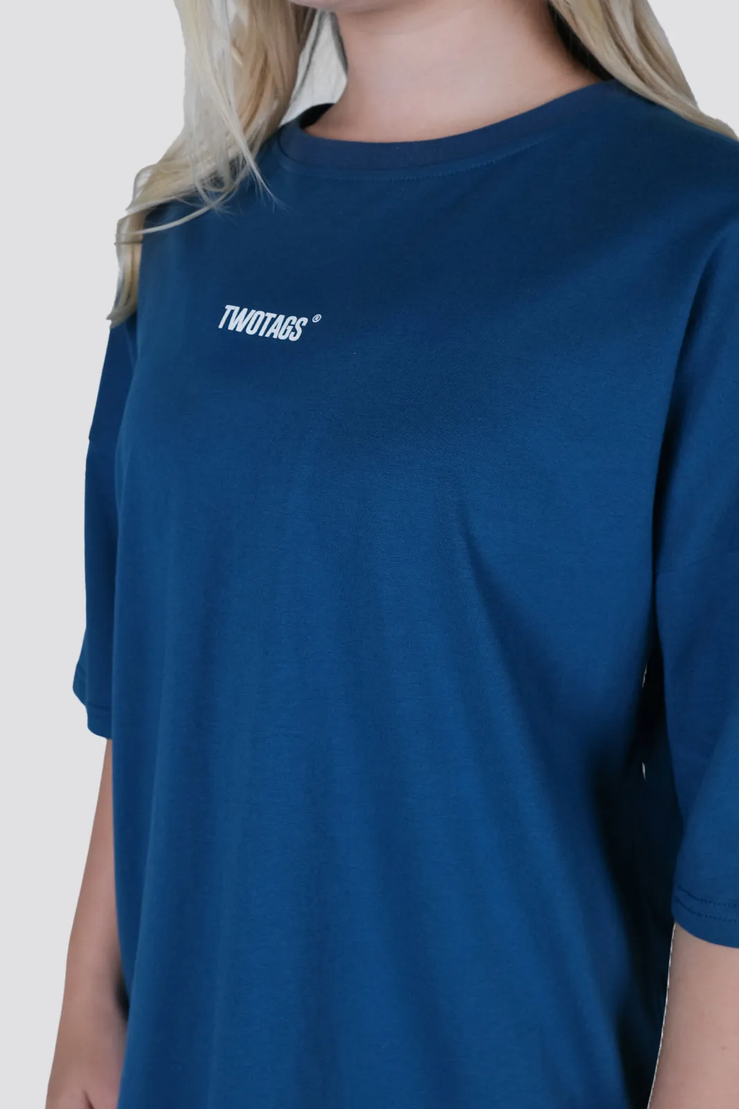 Placid Oversized T-Shirt - Sapphire