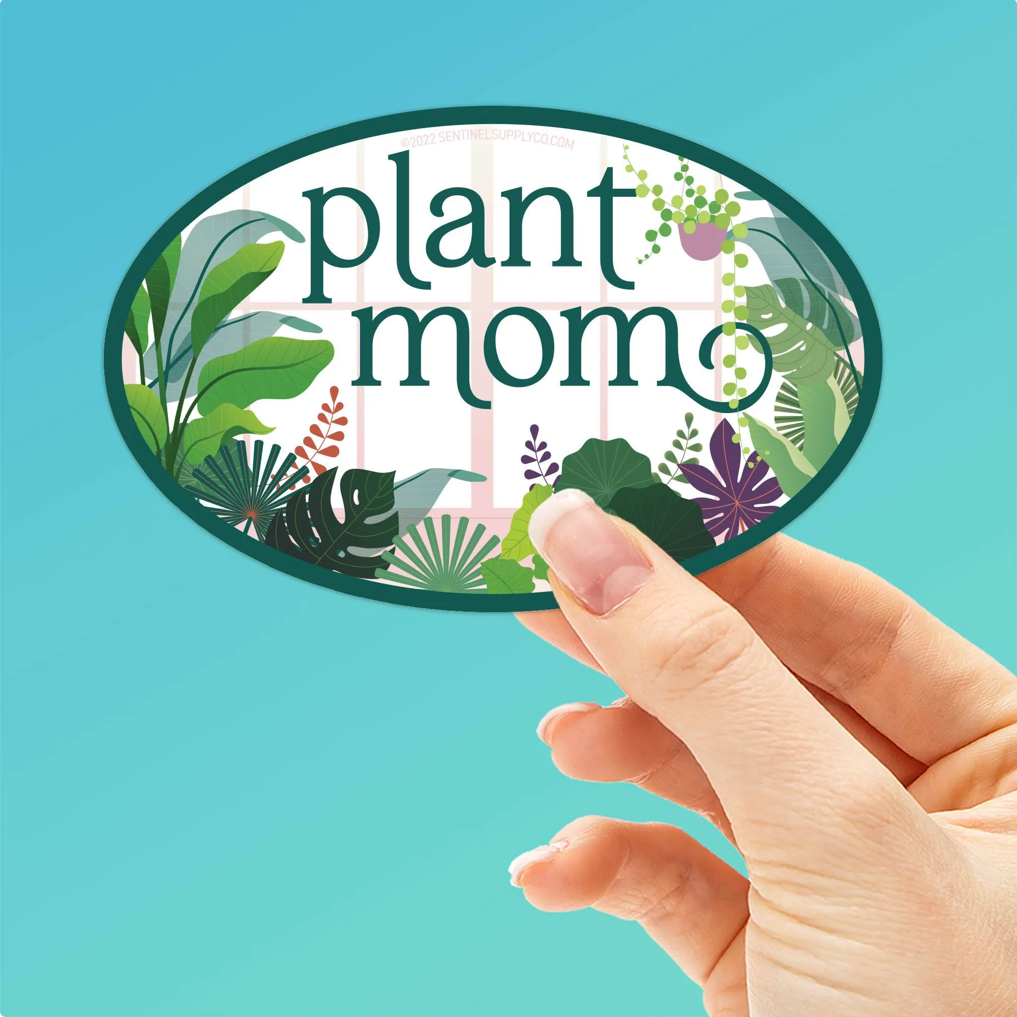 Plant Mom Sticker