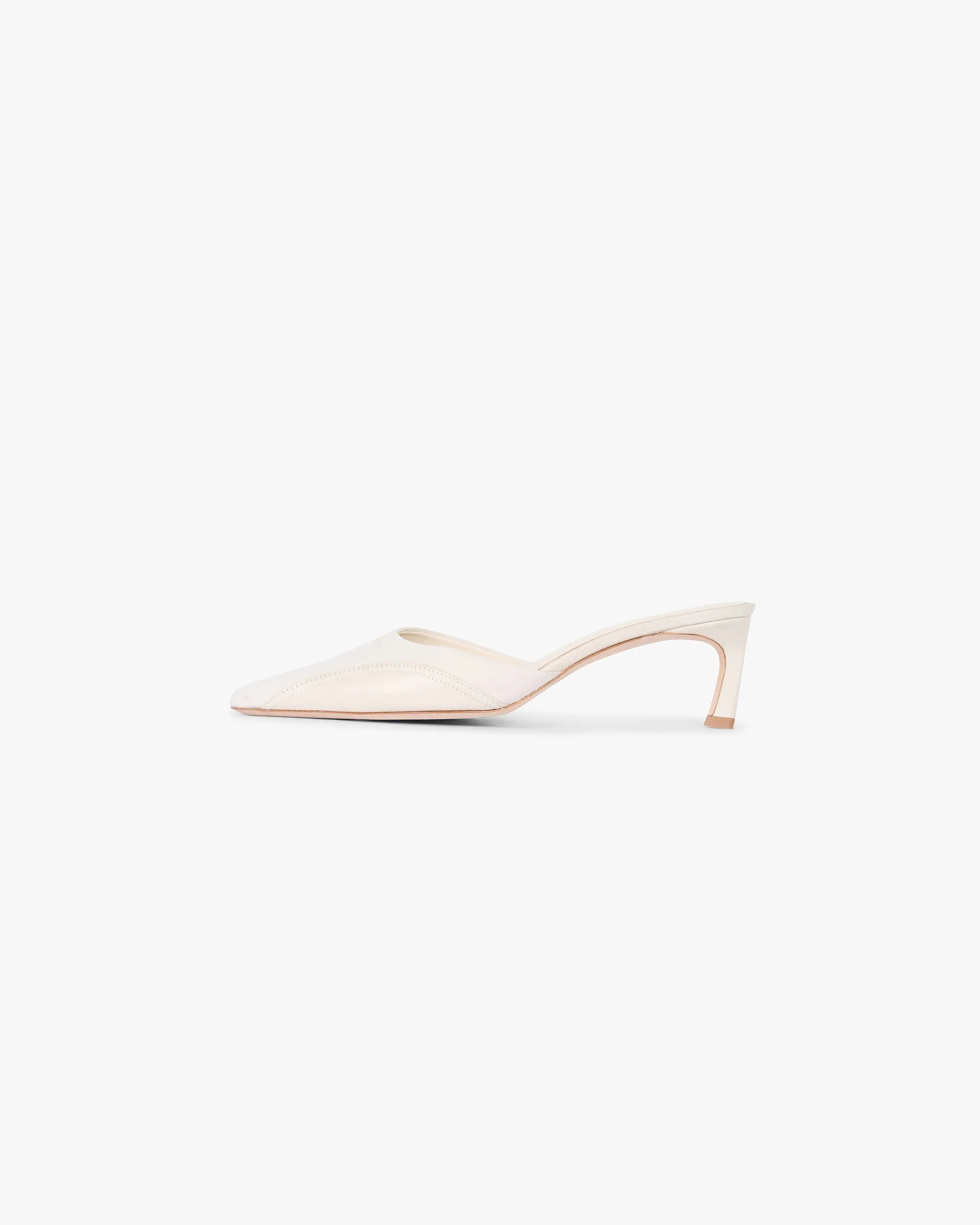 Pointed Mule - Ecru
