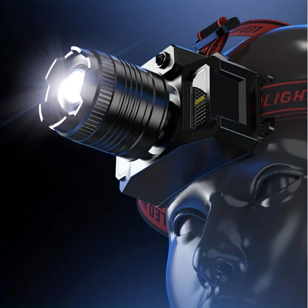 Rechargeable LED Sensor Headlight for Outdoor Adventures