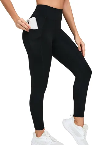 RUNNING GIRL High Waisted Leggings for Women,Tummy Control Workout Yoga Pants with Pockets Compression Pants Buttery Soft