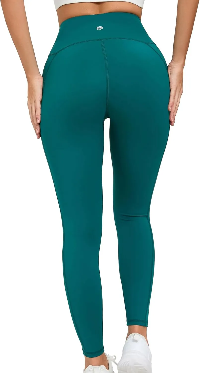 RUNNING GIRL High Waisted Leggings for Women,Tummy Control Workout Yoga Pants with Pockets Compression Pants Buttery Soft