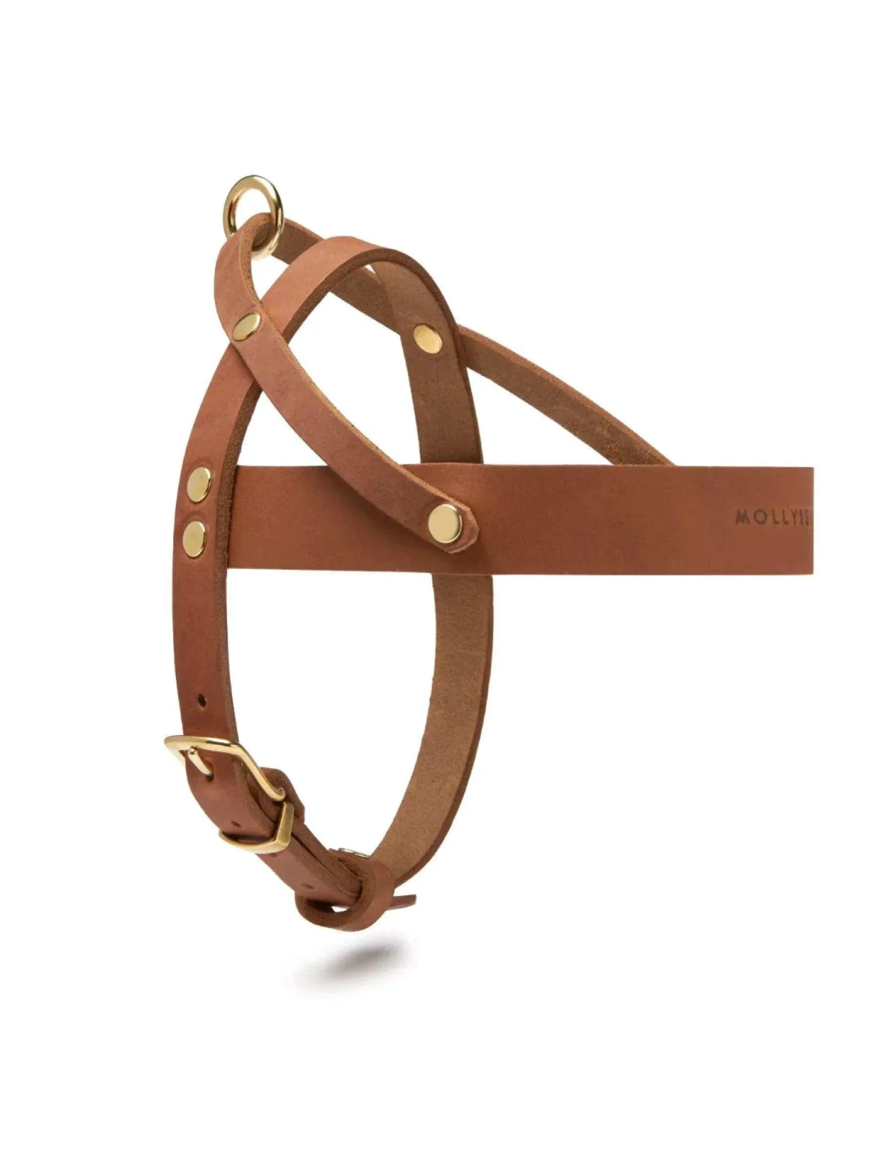 [SAHARA COGNAC] BUTTER LEATHER DOG HARNESS