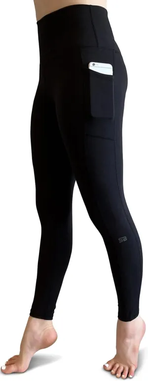 SB SOX Women's High Waisted Yoga Pants/Leggings with Pockets (7/8 Length)