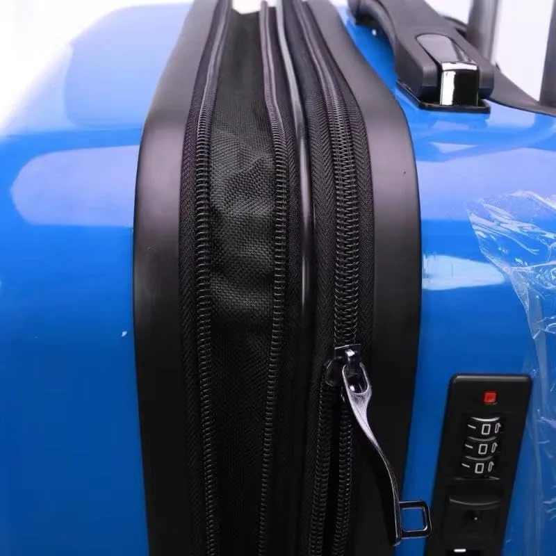 SIAM'S Hardside Expandable Spinner Wheel,Luggages, Teal, 20" Carry-On (BLUE)