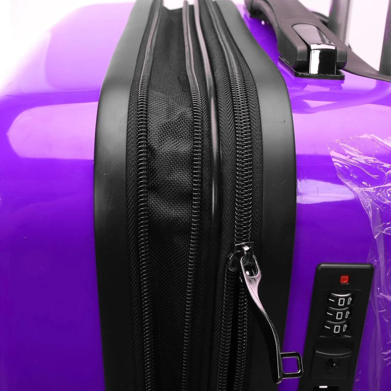 SIAM'S Hardside Expandable Spinner Wheel,Luggages, Teal, 20" Carry-On (PURPLE)