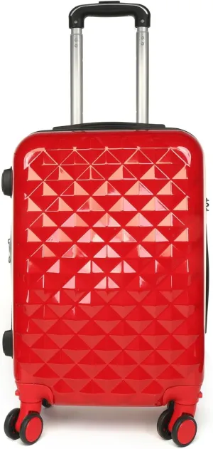 SIAM'S Hardside Expandable Spinner Wheel,Luggages, Teal, 20" Carry-On (RED)