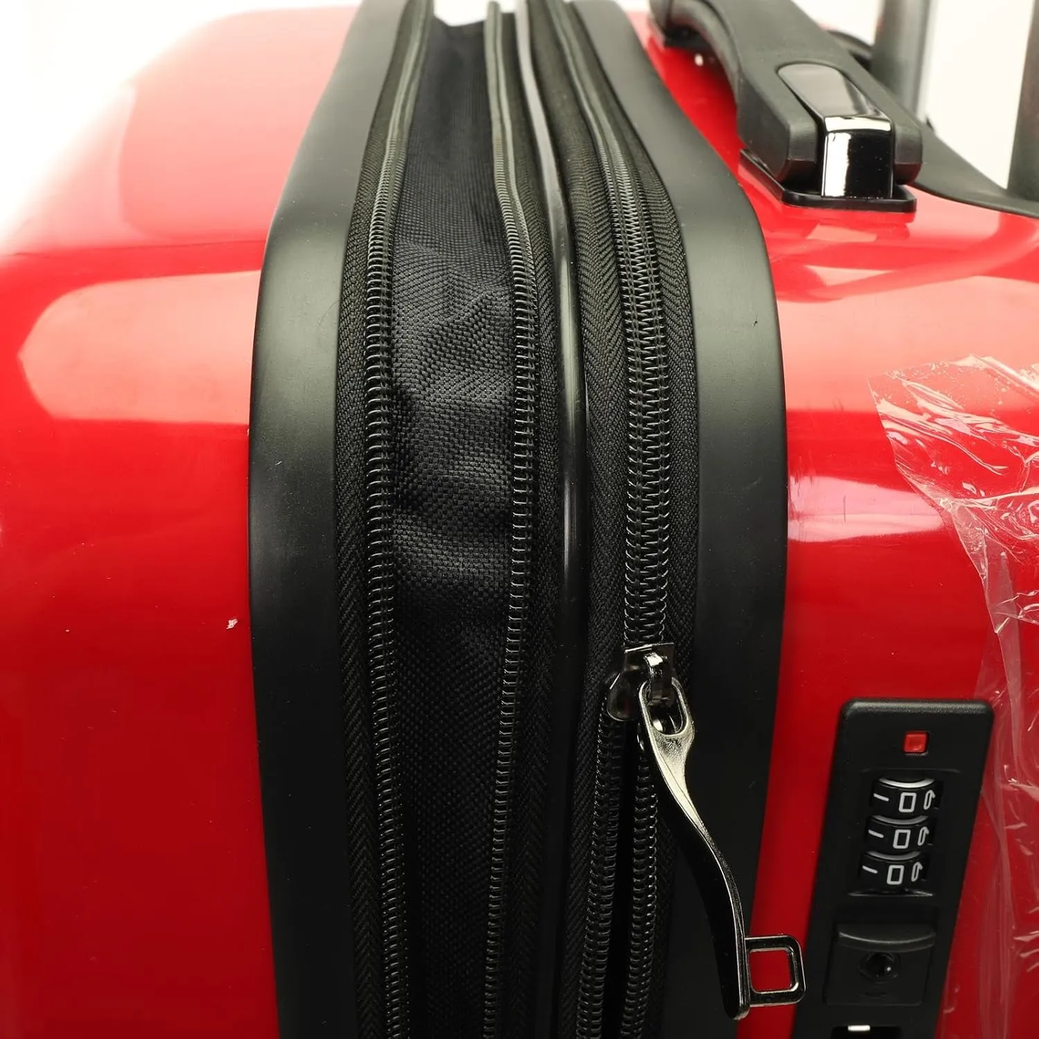 SIAM'S Hardside Expandable Spinner Wheel,Luggages, Teal, 20" Carry-On (RED)