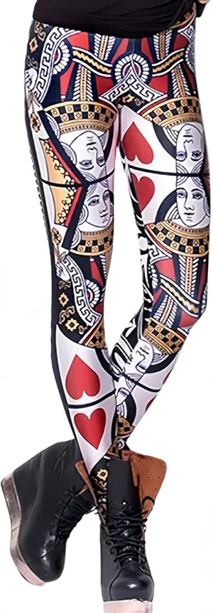 Sister Amy Women's Floral Printed Footless Elastic Tights Legging