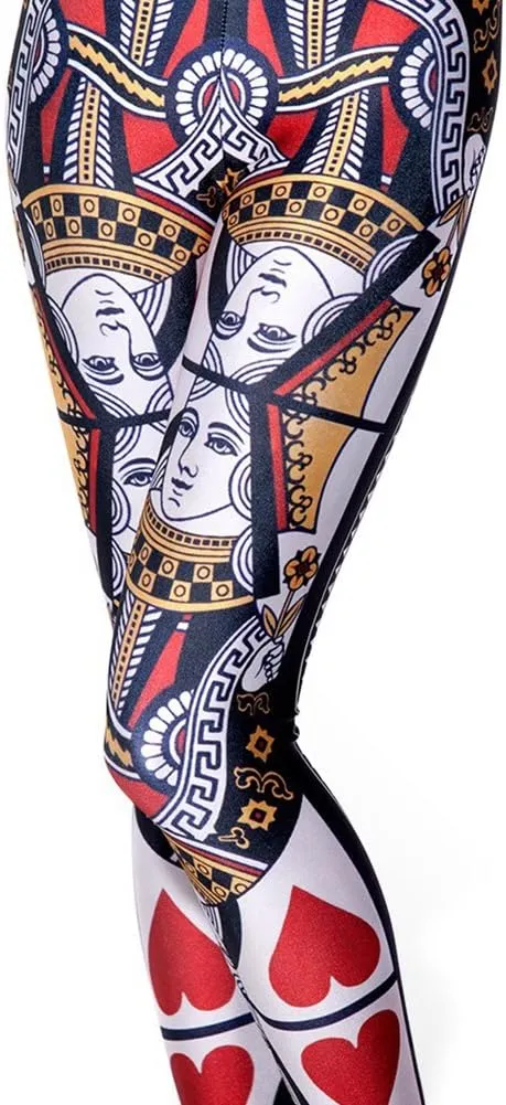 Sister Amy Women's Floral Printed Footless Elastic Tights Legging