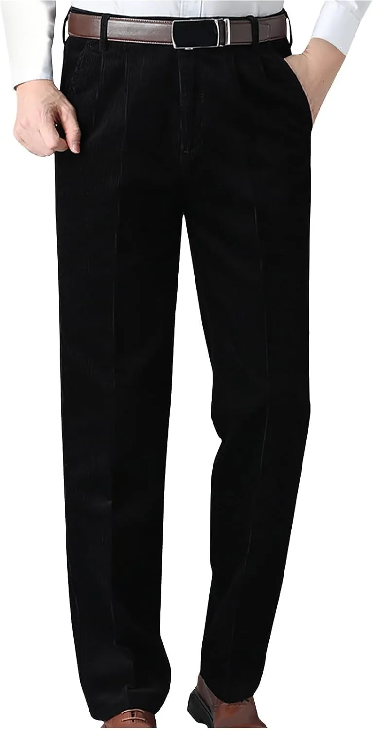 Slim Fit Business Casual Dress Pants for Men Fashion Soft Dress Pants Classic Straight Regular Fit Work Pants for Men