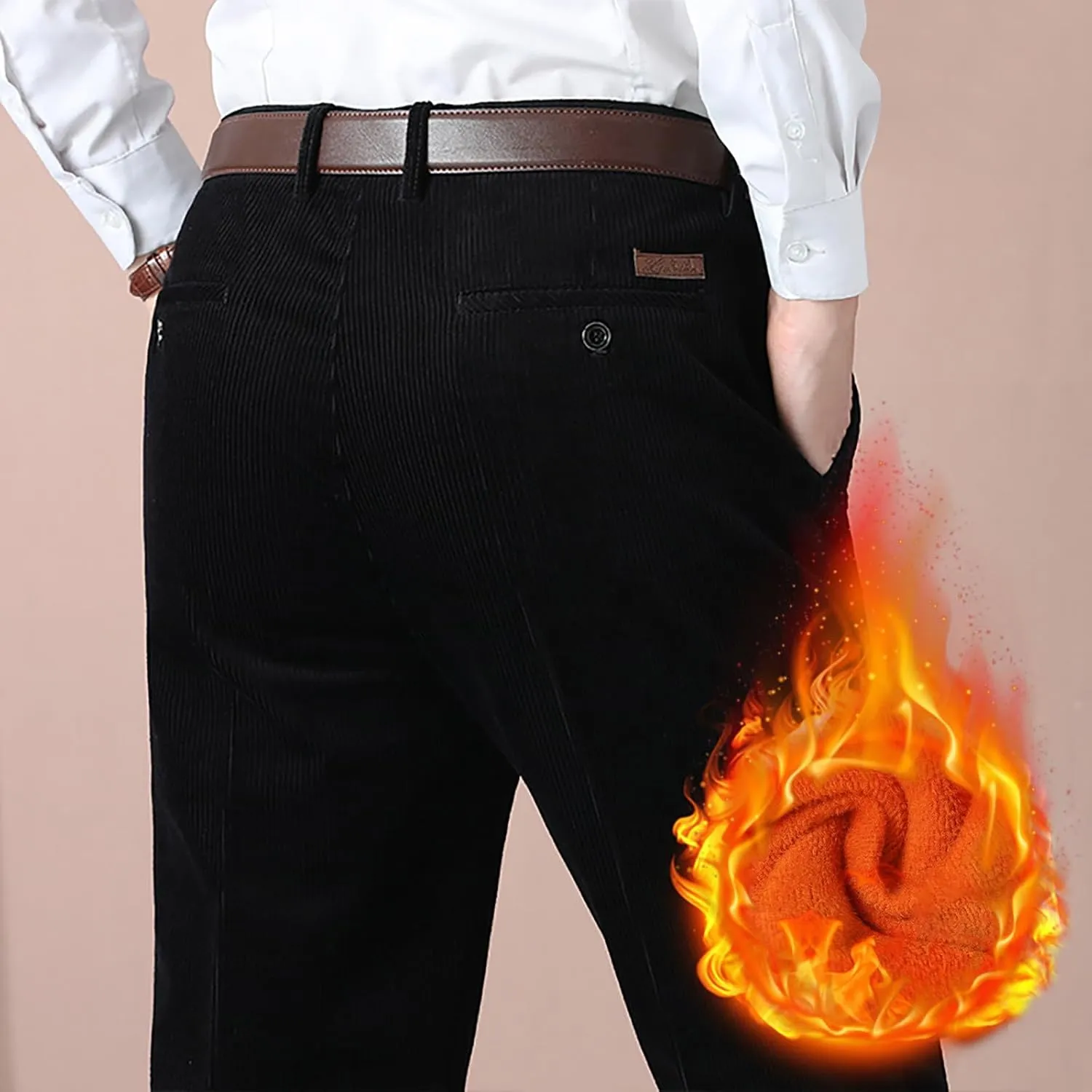 Slim Fit Business Casual Dress Pants for Men Fashion Soft Dress Pants Classic Straight Regular Fit Work Pants for Men
