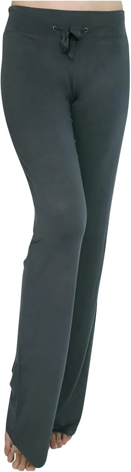 SMIDOW Womens High Waist Yoga Pants Casual Loose Wide Leg Bootcut Workout Leggings Comfy Lounge Long Trousers