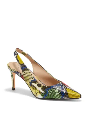 Steph Slingback Pump - Snake-Print