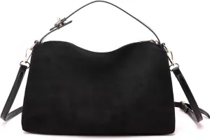 Suede Handbags for Women Suede Slouchy Hobo Shoulder Bags for Women Crossbody Bags with Adjustable Strap Satchel Purse