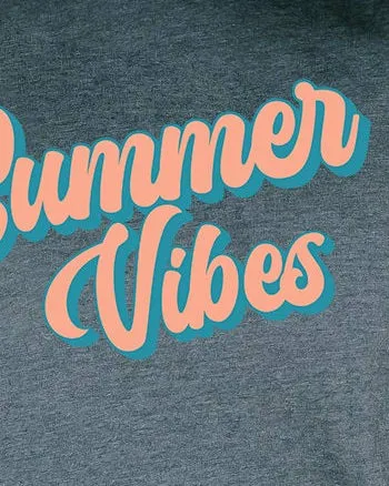 Summer Vibes Colorful Cursive | Forest