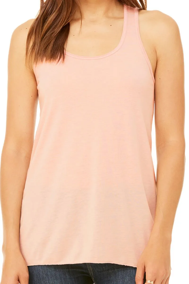 Summer Vibes Tie Dye Flowy Racerback Tank