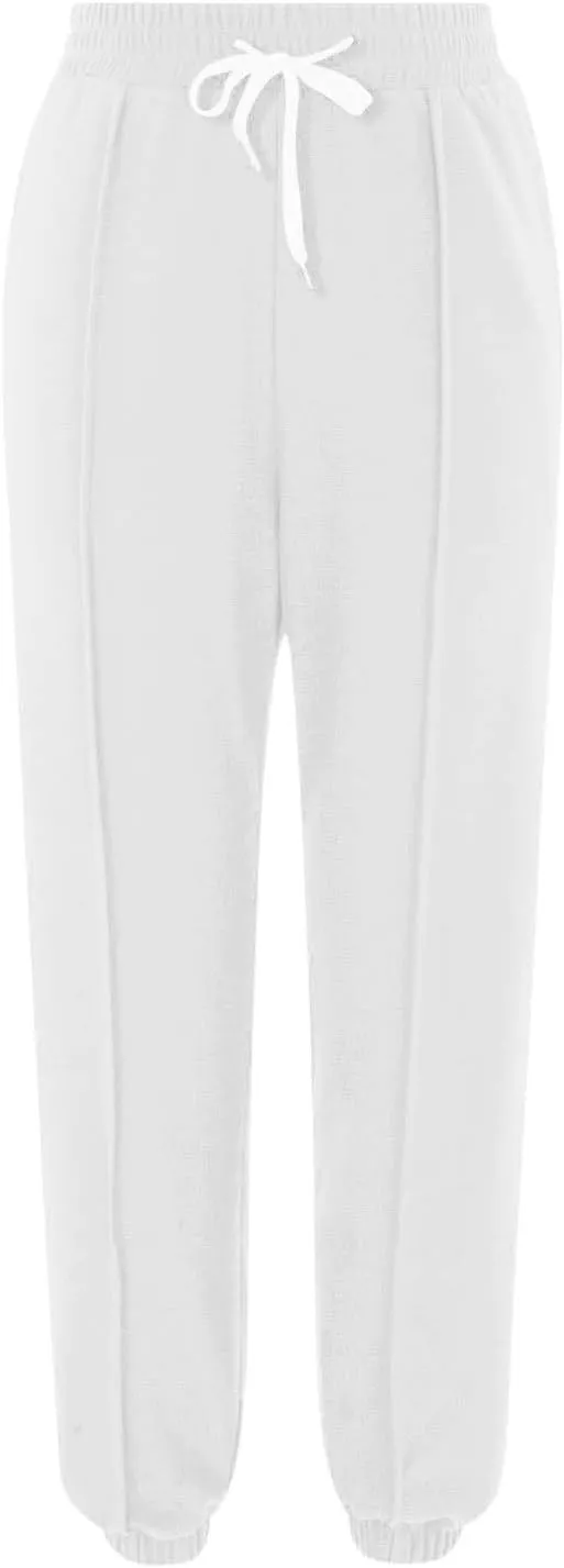 Sweatpants for Women Baggy Joggers High Waist Drawstring Bottoms Casual Track Pants Workout Trousers with Pockets