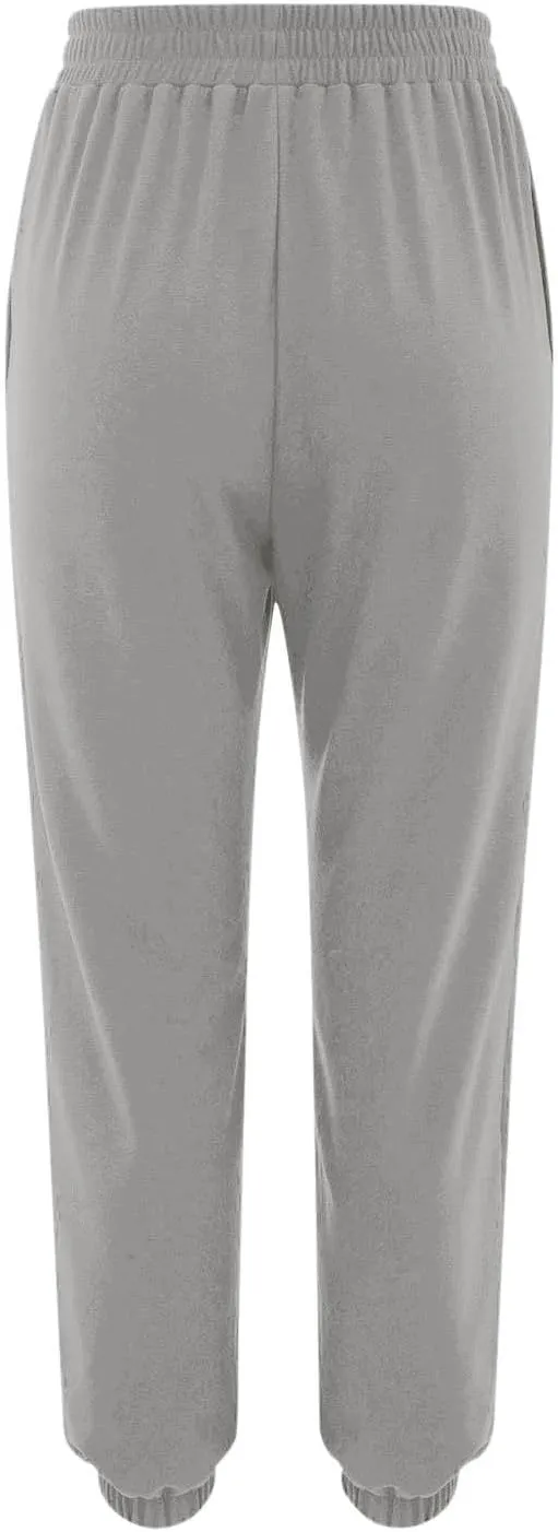 Sweatpants for Women Baggy Joggers High Waist Drawstring Bottoms Casual Track Pants Workout Trousers with Pockets