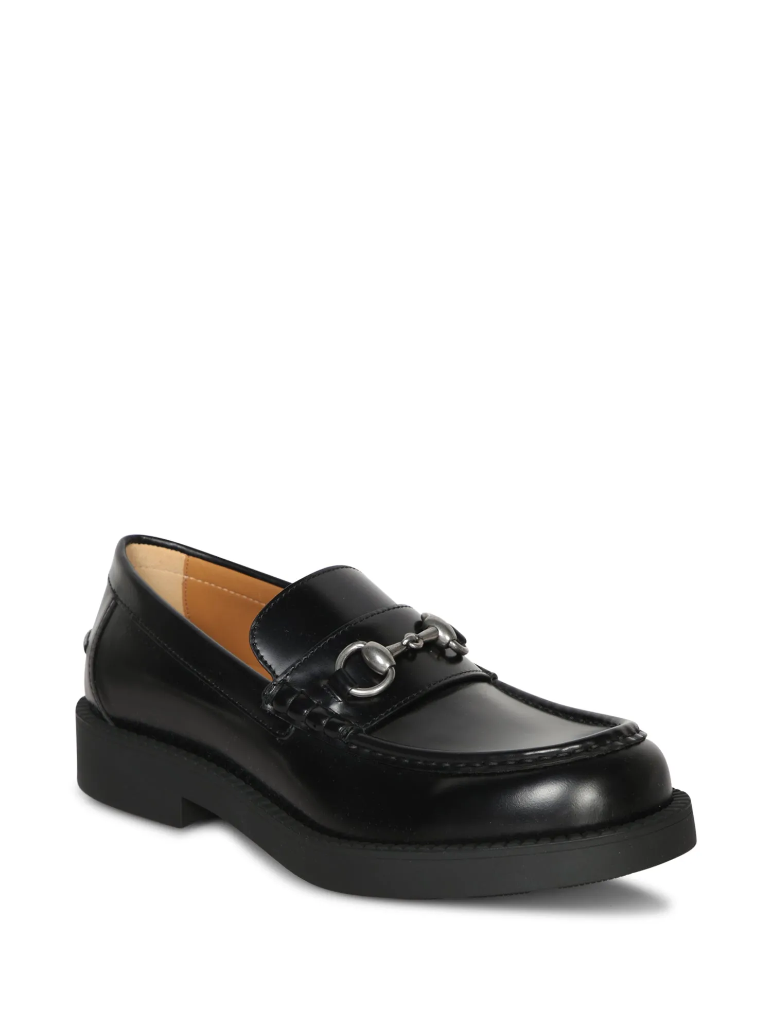 Taemin Horsebit Black Loafers