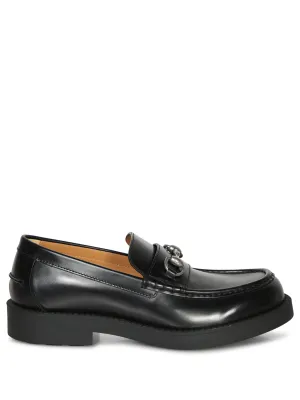 Taemin Horsebit Black Loafers
