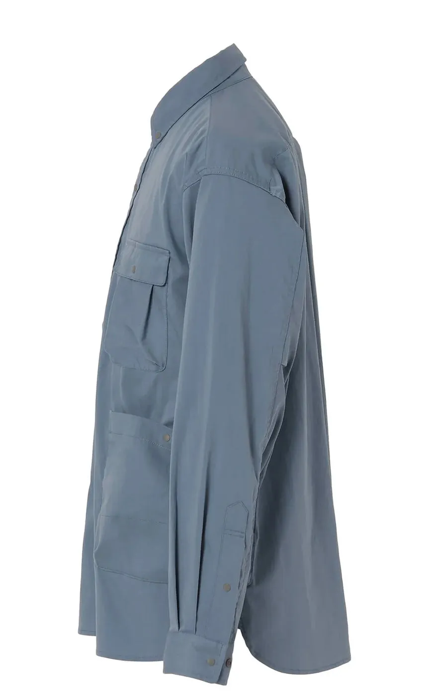 Takibi Ripstop Camp Shirt - Blue