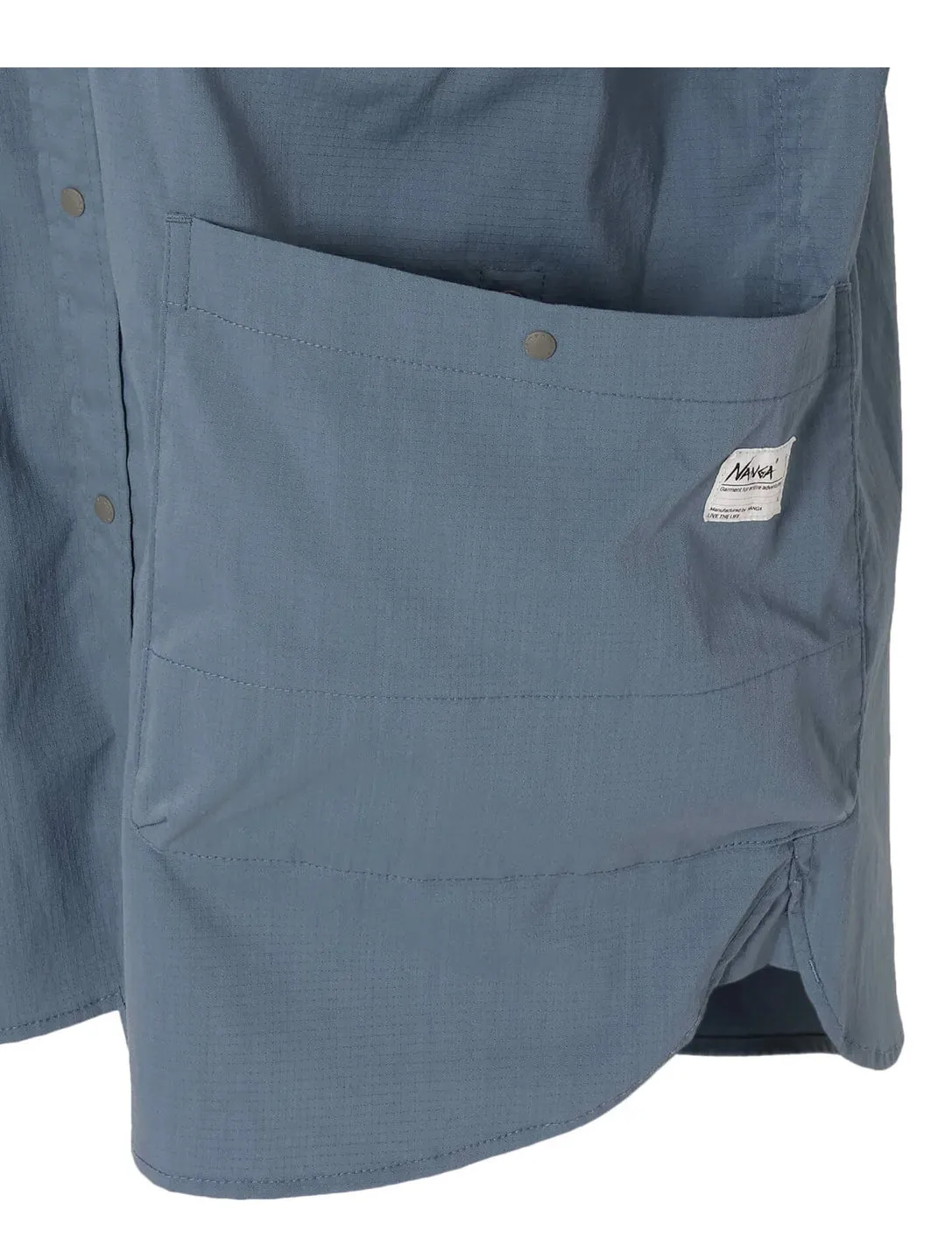 Takibi Ripstop Camp Shirt - Blue