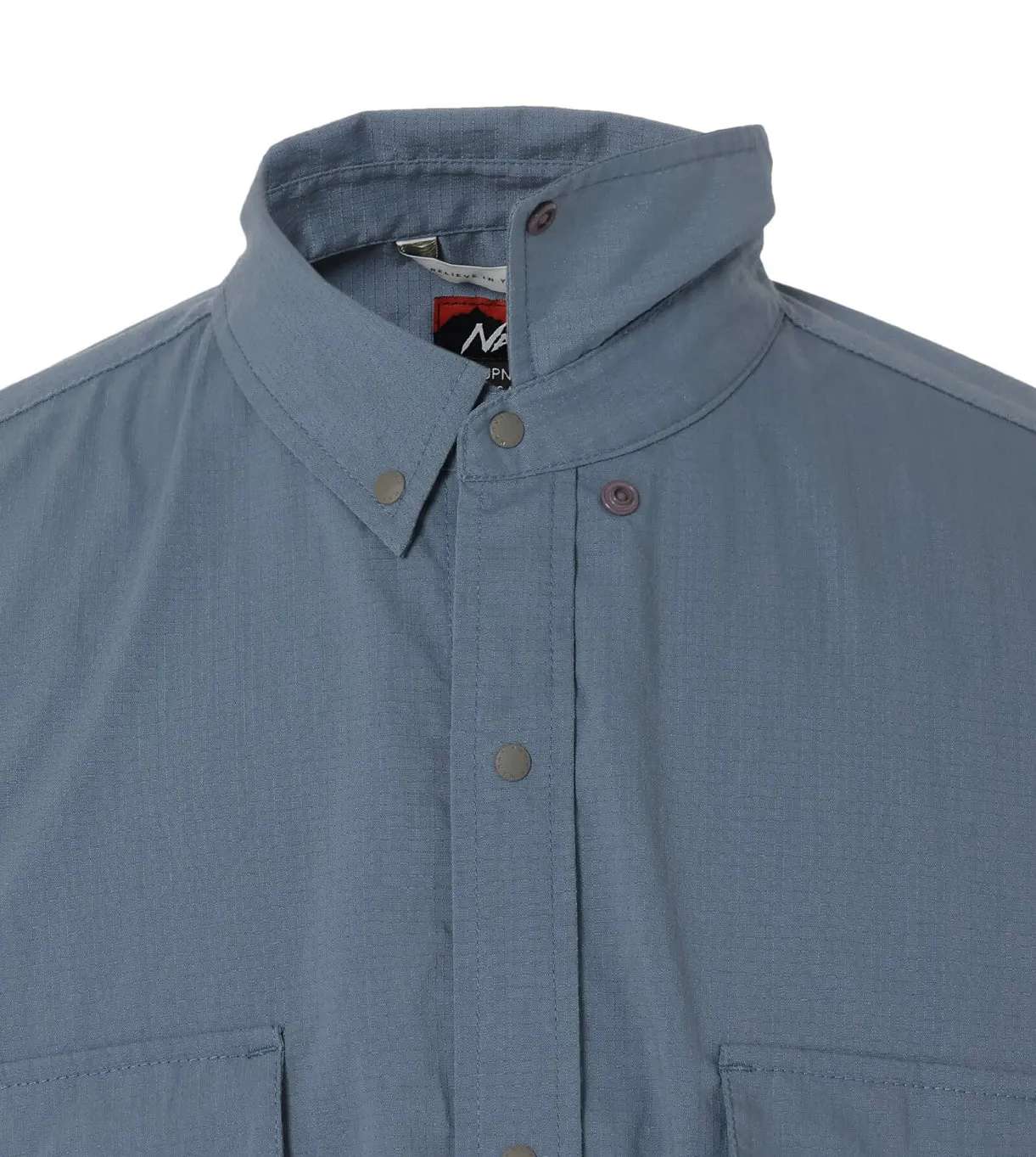 Takibi Ripstop Camp Shirt - Blue