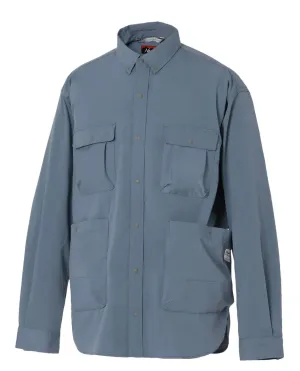 Takibi Ripstop Camp Shirt - Blue