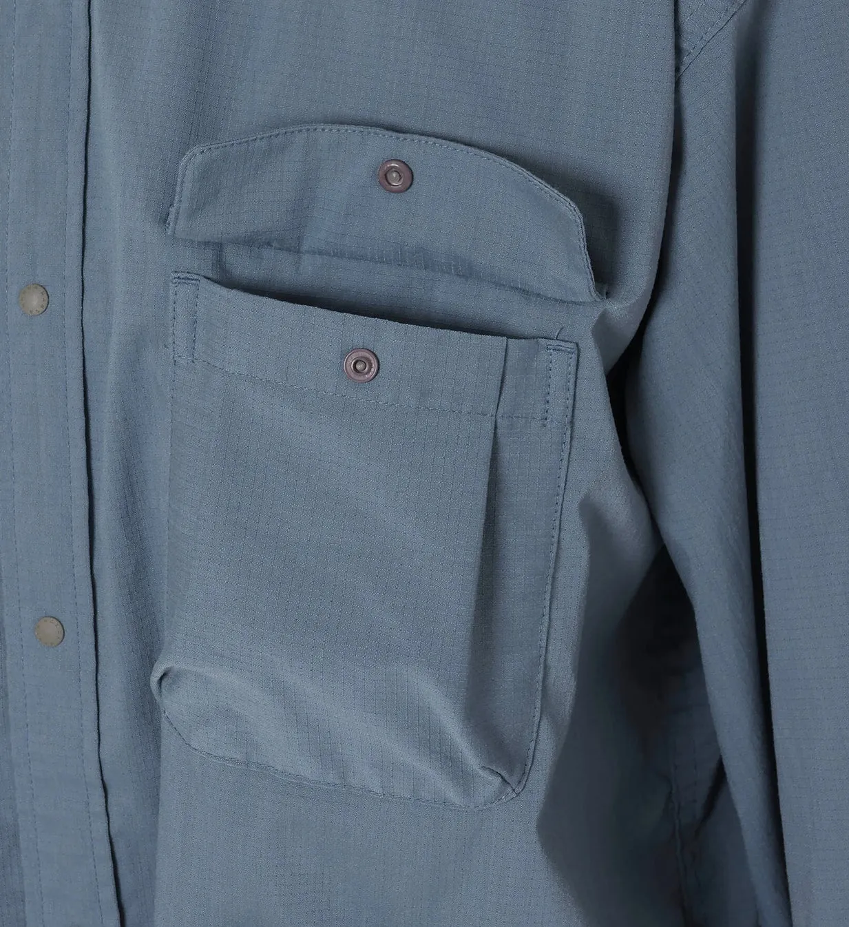 Takibi Ripstop Camp Shirt - Blue