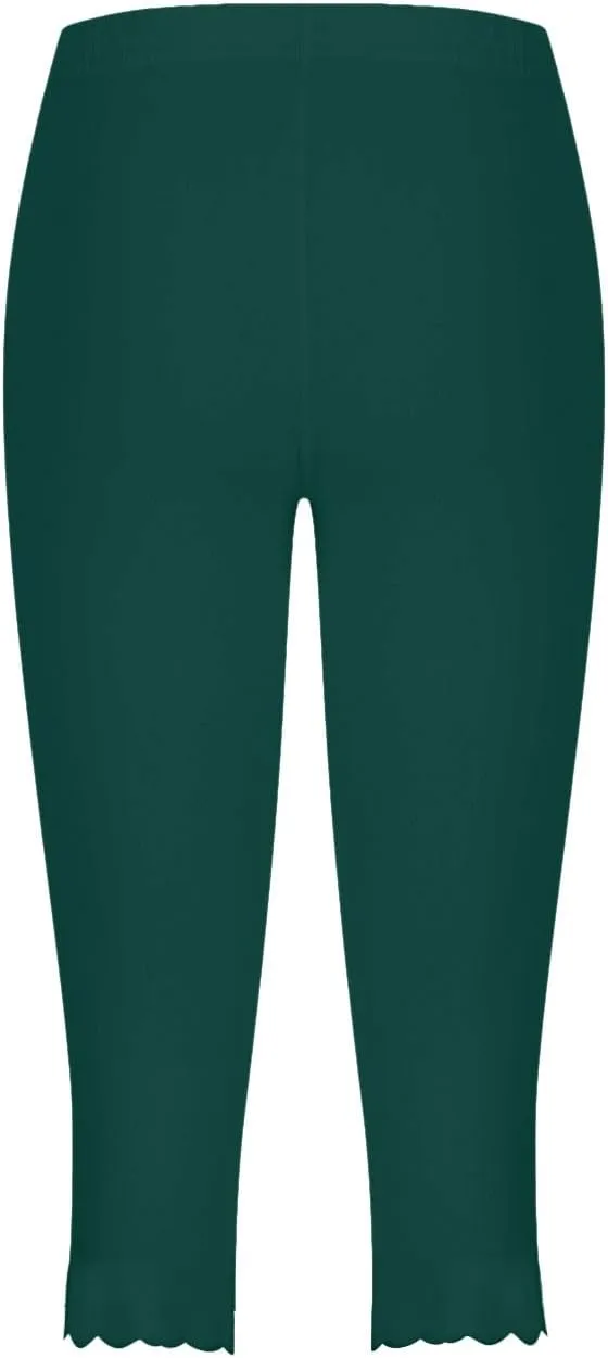 TARIENDY Capri Leggings for Women 2025 Trendy High Waist Workout Pants Tummy Control Loose Comfy Yoga Sweatpants Trouser