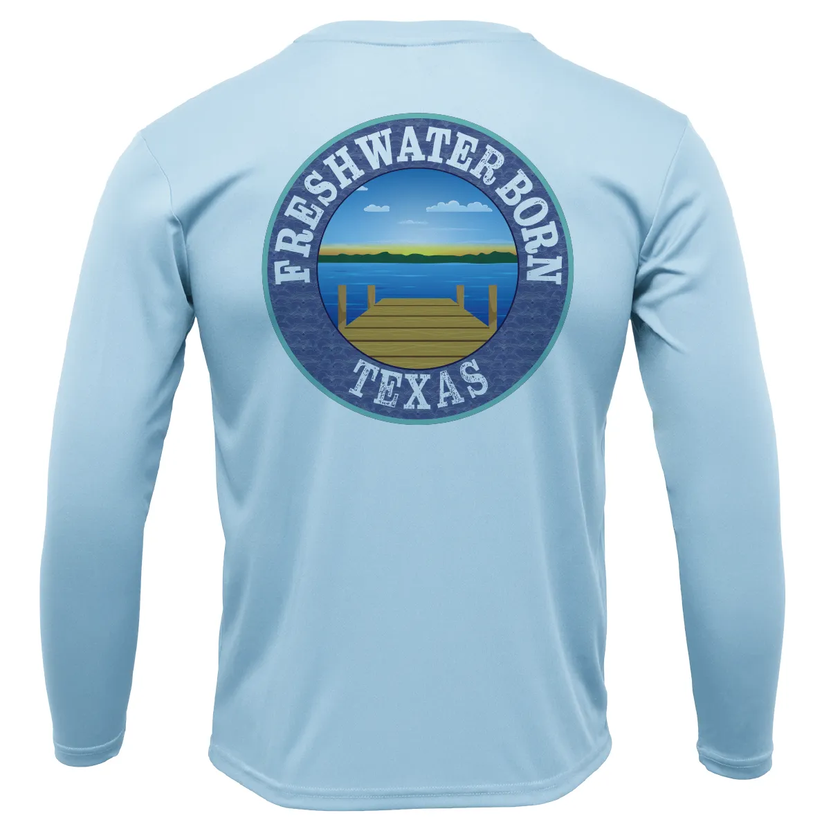 TCU Edition Freshwater Born Boy's Long Sleeve UPF 50  Dry-Fit Shirt