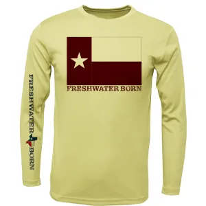 Texas A&M Edition Freshwater Born Boy's Long Sleeve UPF 50  Dry- Fit Shirt
