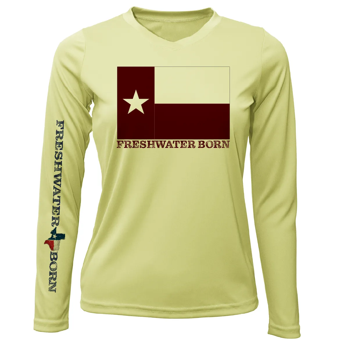 Texas A&M Edition Freshwater Born Women's Long Sleeve UPF 50  Dry-Fit Shirt