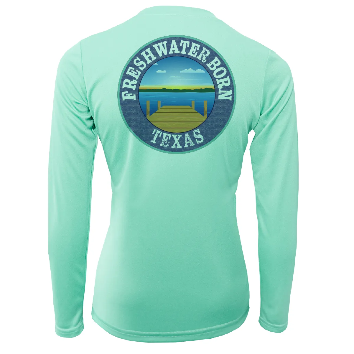 Texas A&M Edition Freshwater Born Women's Long Sleeve UPF 50  Dry-Fit Shirt