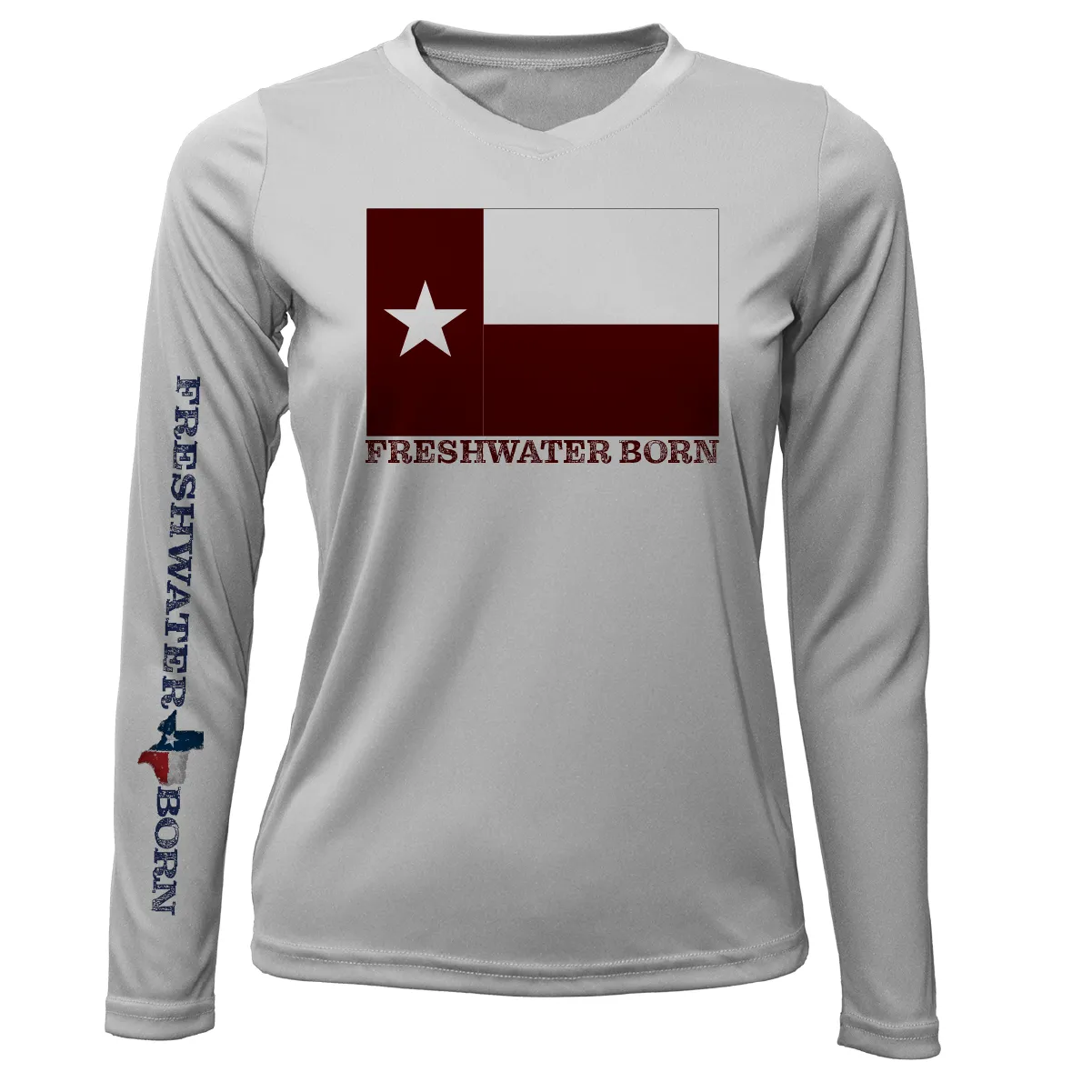 Texas A&M Edition Freshwater Born Women's Long Sleeve UPF 50  Dry-Fit Shirt