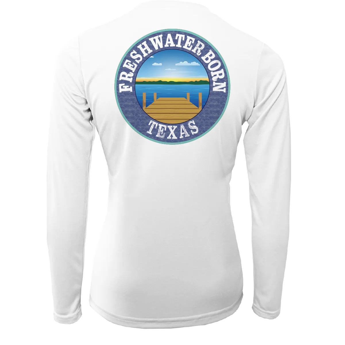 Texas A&M Edition Freshwater Born Women's Long Sleeve UPF 50  Dry-Fit Shirt