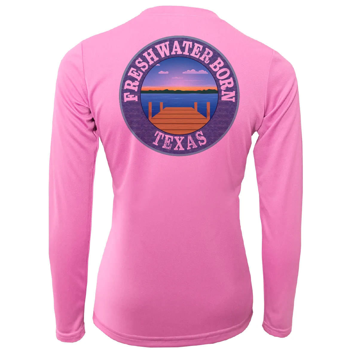 Texas A&M Edition Freshwater Born Women's Long Sleeve UPF 50  Dry-Fit Shirt
