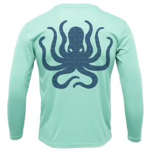 Texas Freshwater Born Kraken Girl's Long Sleeve UPF 50  Dry-Fit Shirt