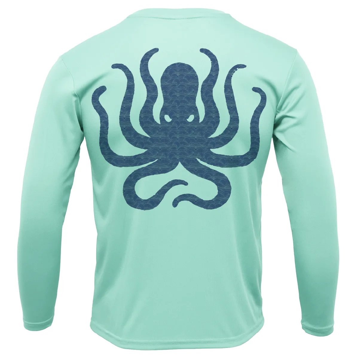 Texas Freshwater Born Kraken Girl's Long Sleeve UPF 50  Dry-Fit Shirt
