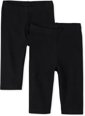The Children's Place Baby Girls' Capri Leggings 2 Pack
