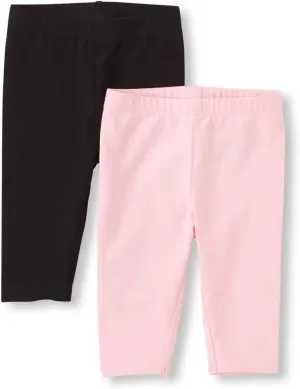 The Children's Place Baby Girls' Capri Leggings 2 Pack