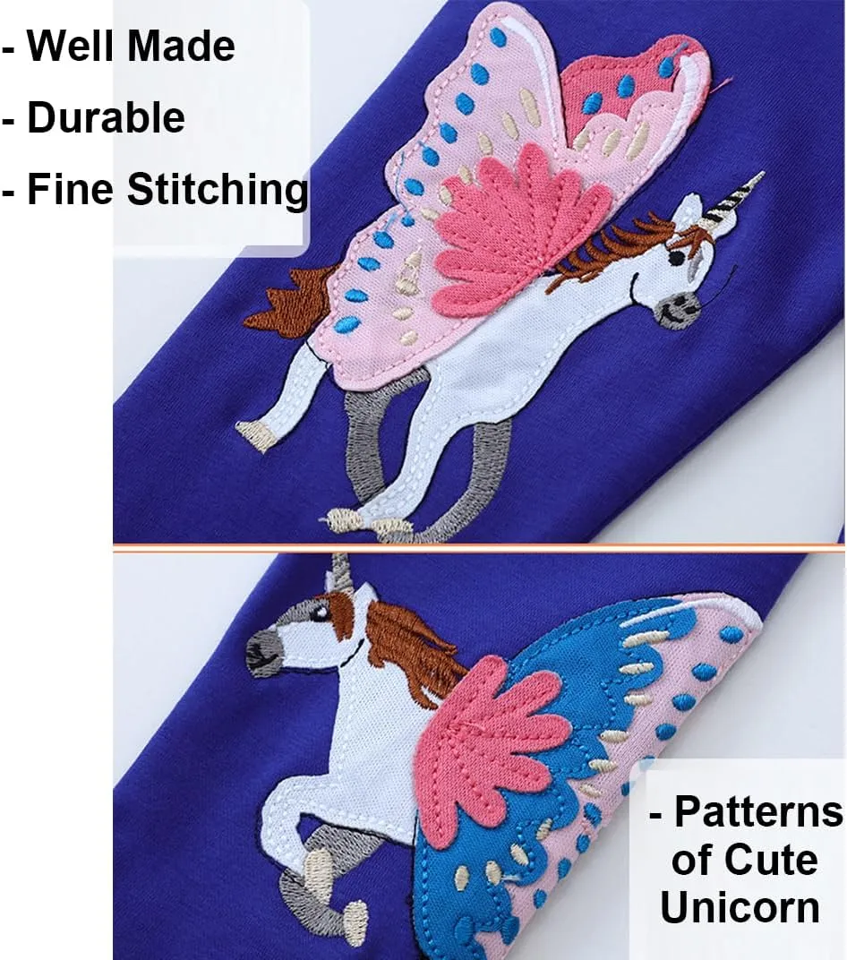 Toddler Girls Leggings Cotton Long Pants for Girl 2-7T