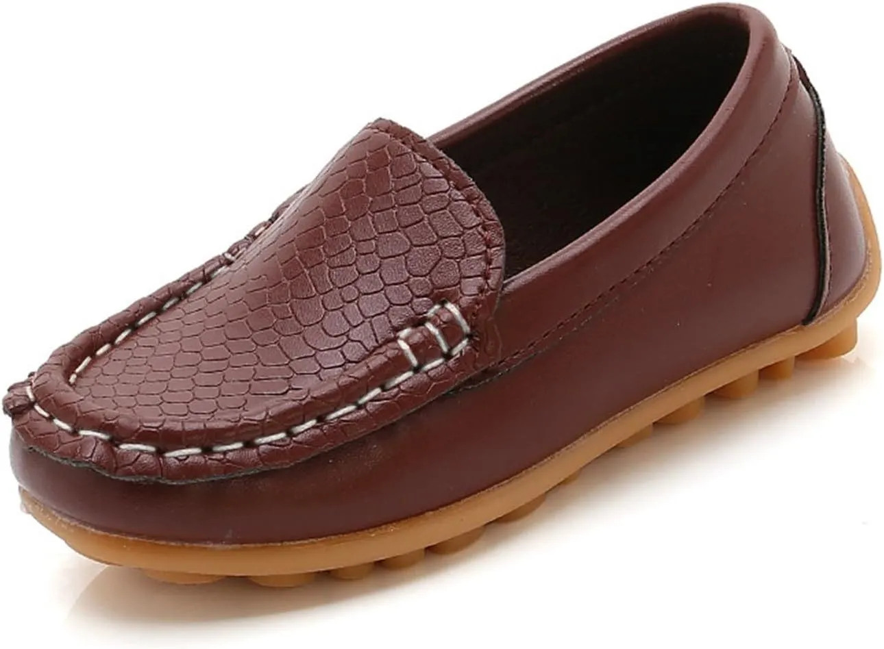 Toddler Shoes Toddler Little Kid Boys Girls Soft Slip On Loafers Dress Flat Shoes Boat Shoes Casual Rubber Sole Shoes