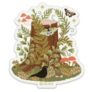 Tree Stump Sticker
