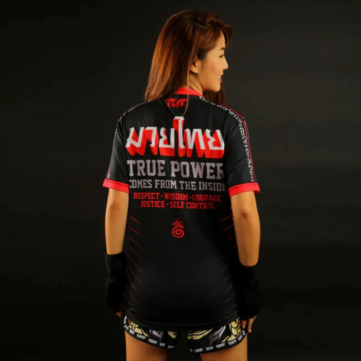 TUFF Sport True Power Double Tiger T-Shirt Black