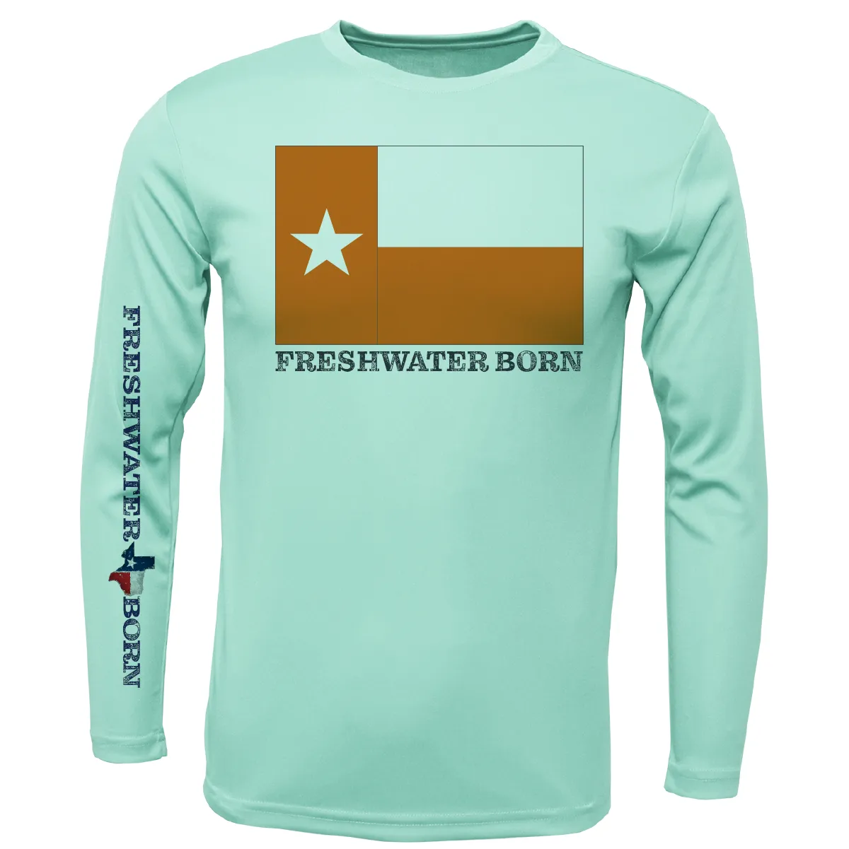 UT Edition Freshwater Born Boy's Long Sleeve UPF 50  Dry-Fit Shirt