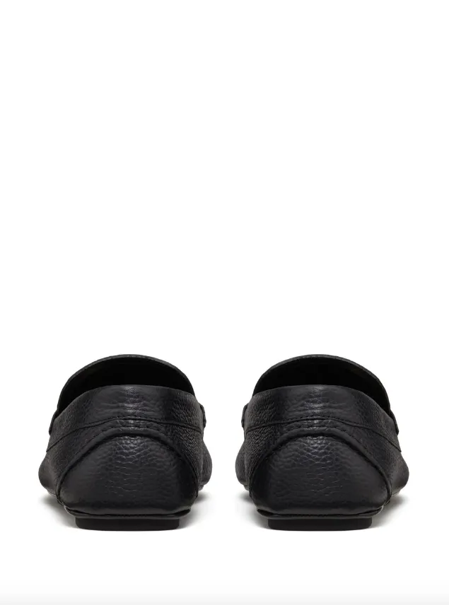 Valentino Garavani VLogo signature driving shoe in grainy calfskin leather