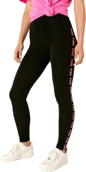 Victoria's Secret Women's Pink Logo Cotton Leggings (XS-XXL)