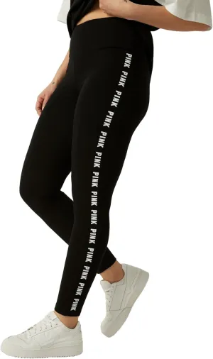 Victoria's Secret Women's Pink Logo Cotton Leggings (XS-XXL)